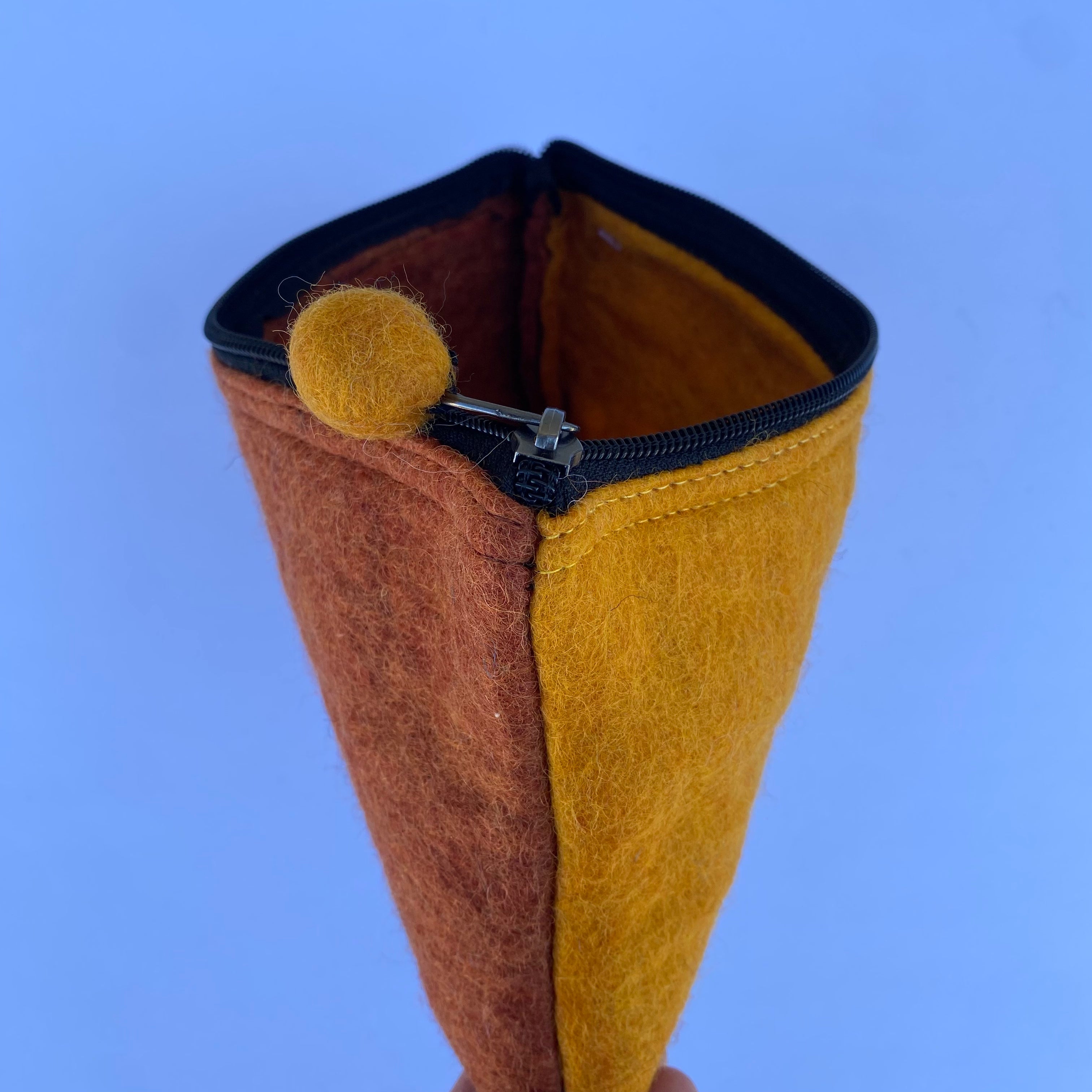 Fibres of Life - Two-Tone Zip Pouch. Bag