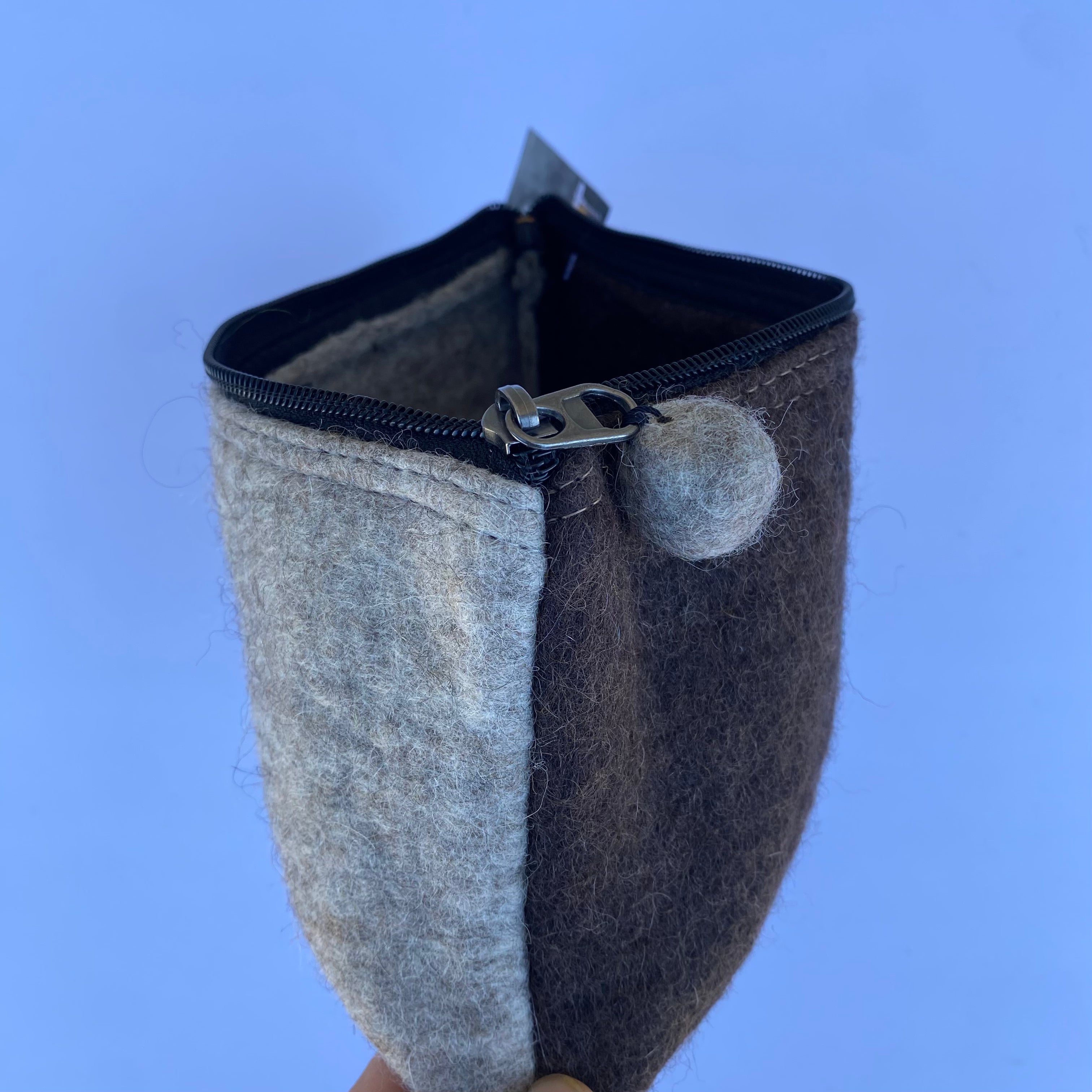 Fibres of Life - Two-Tone Zip Pouch. Bag