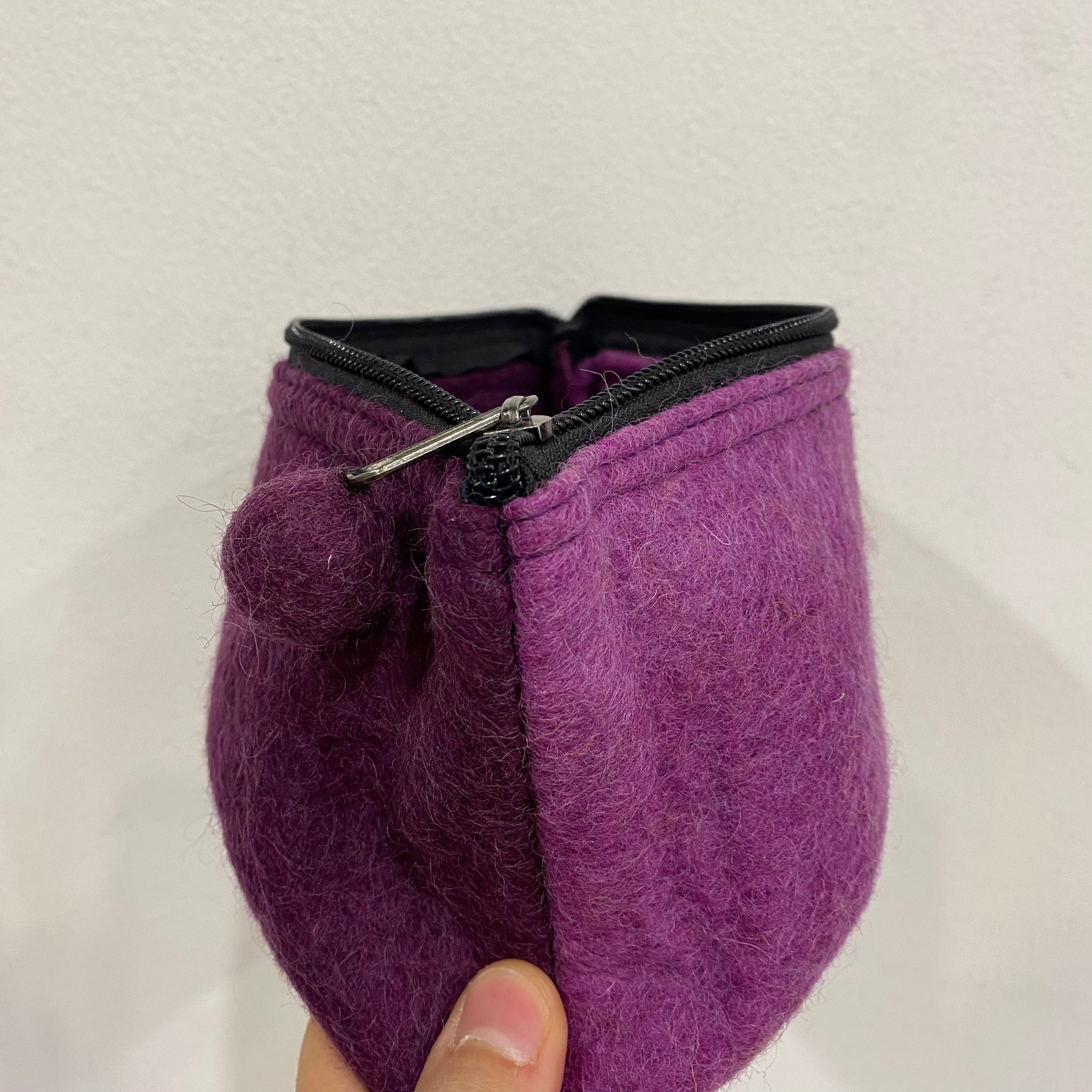 Fibres of Life - Two-Tone Zip Pouch. Bag