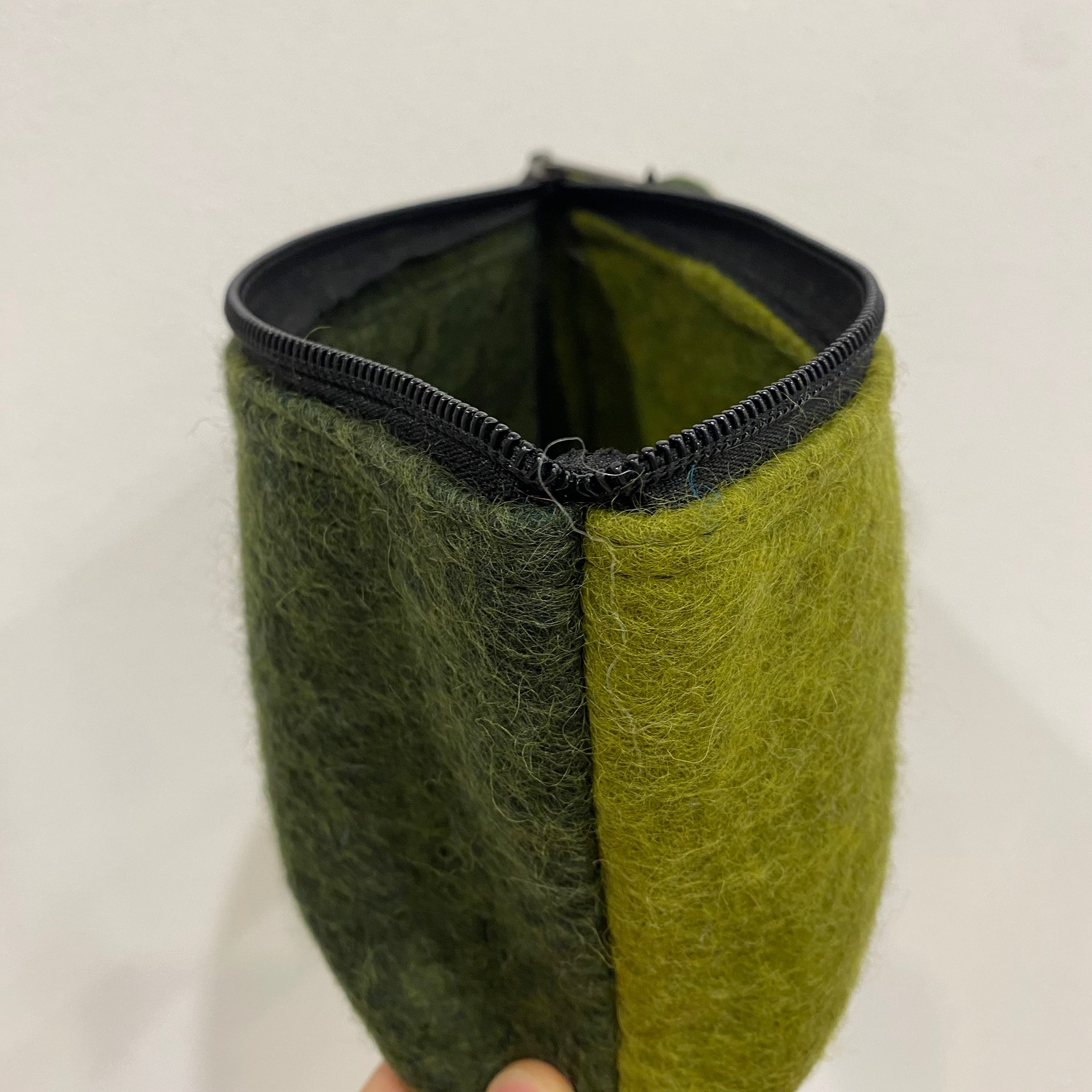 Fibres of Life - Two-Tone Zip Pouch. Bag