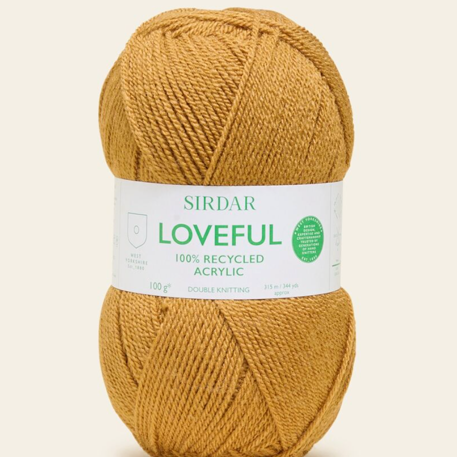 Sirdar, LOVEFUL 100% Recycled Acrylic Yarn