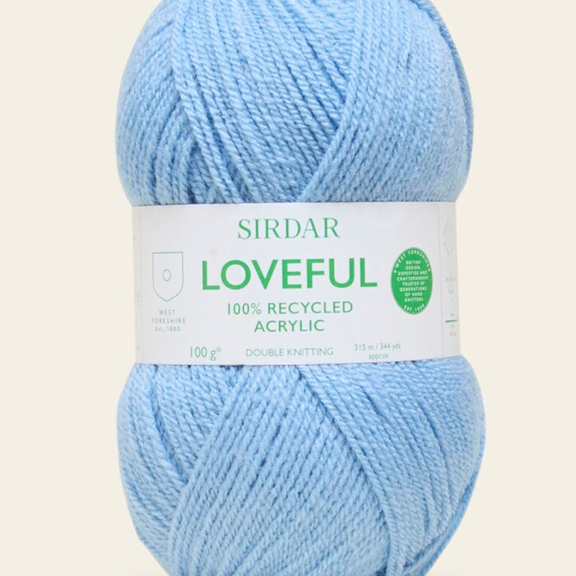 Sirdar, LOVEFUL 100% Recycled Acrylic Yarn