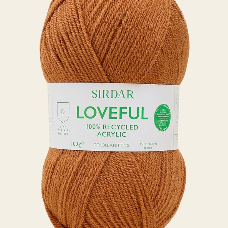 Sirdar, LOVEFUL 100% Recycled Acrylic Yarn