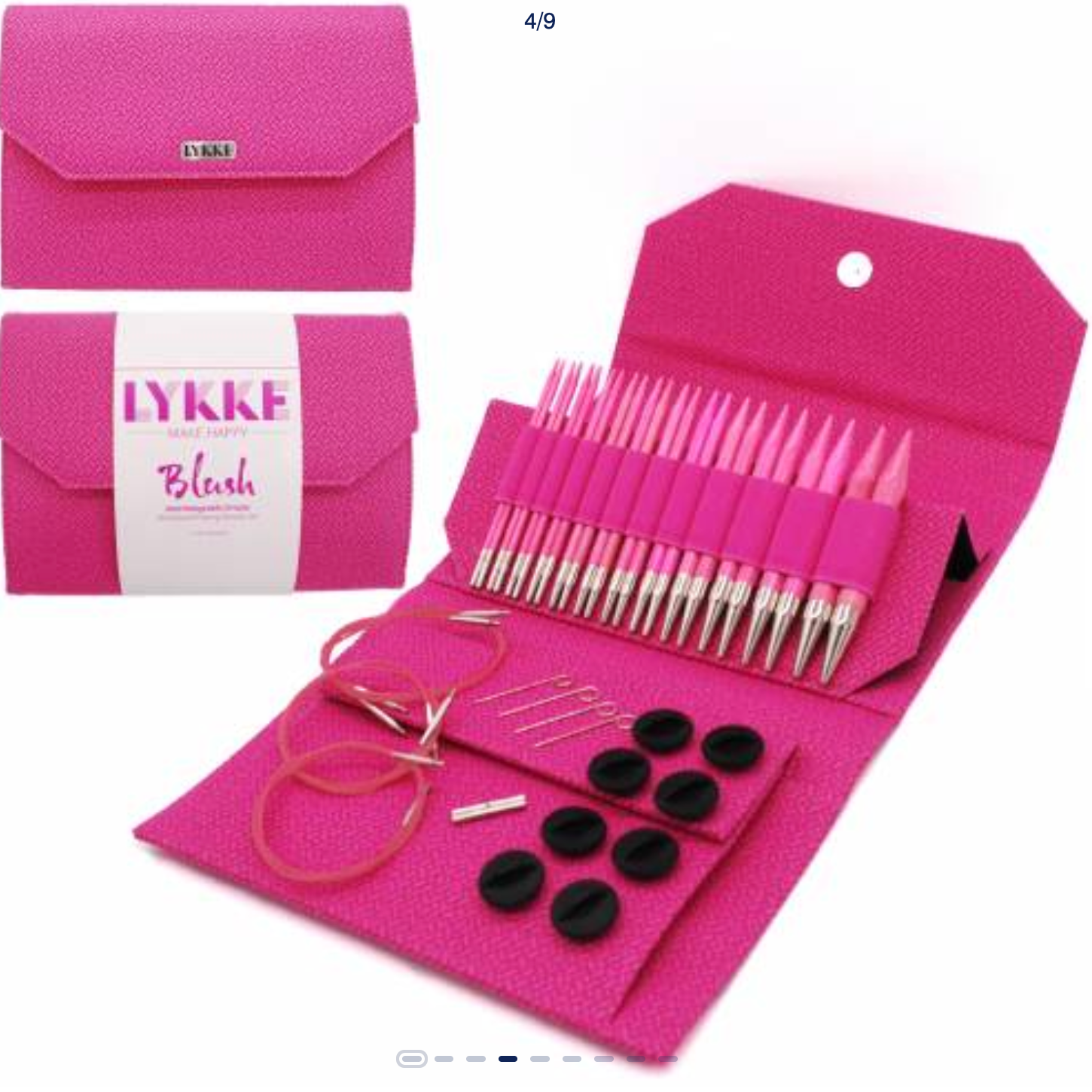 Lykke- Interchangeable Circular (5 inch needle) (12 needles)