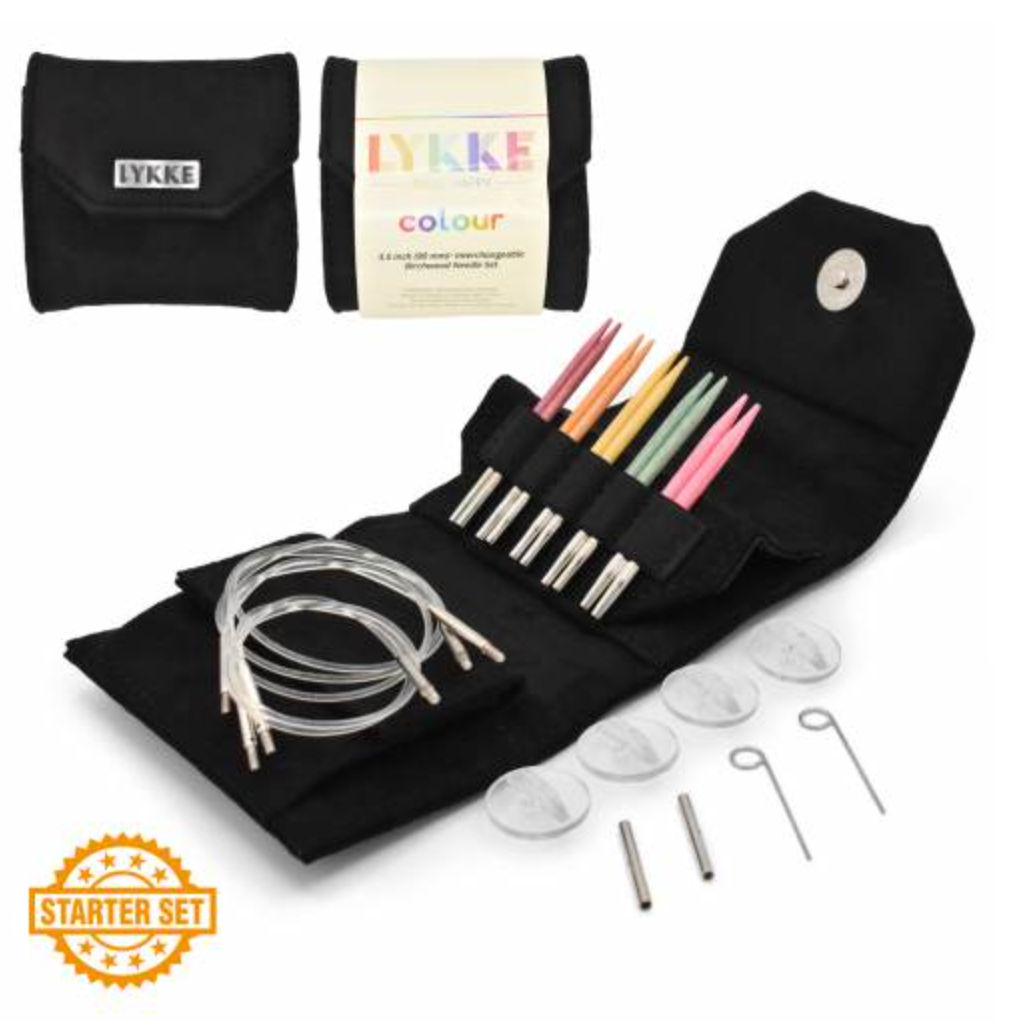 Lykke- Small interchangeable Circular Needle Set- 3.5 inch (5 needles US3-7)