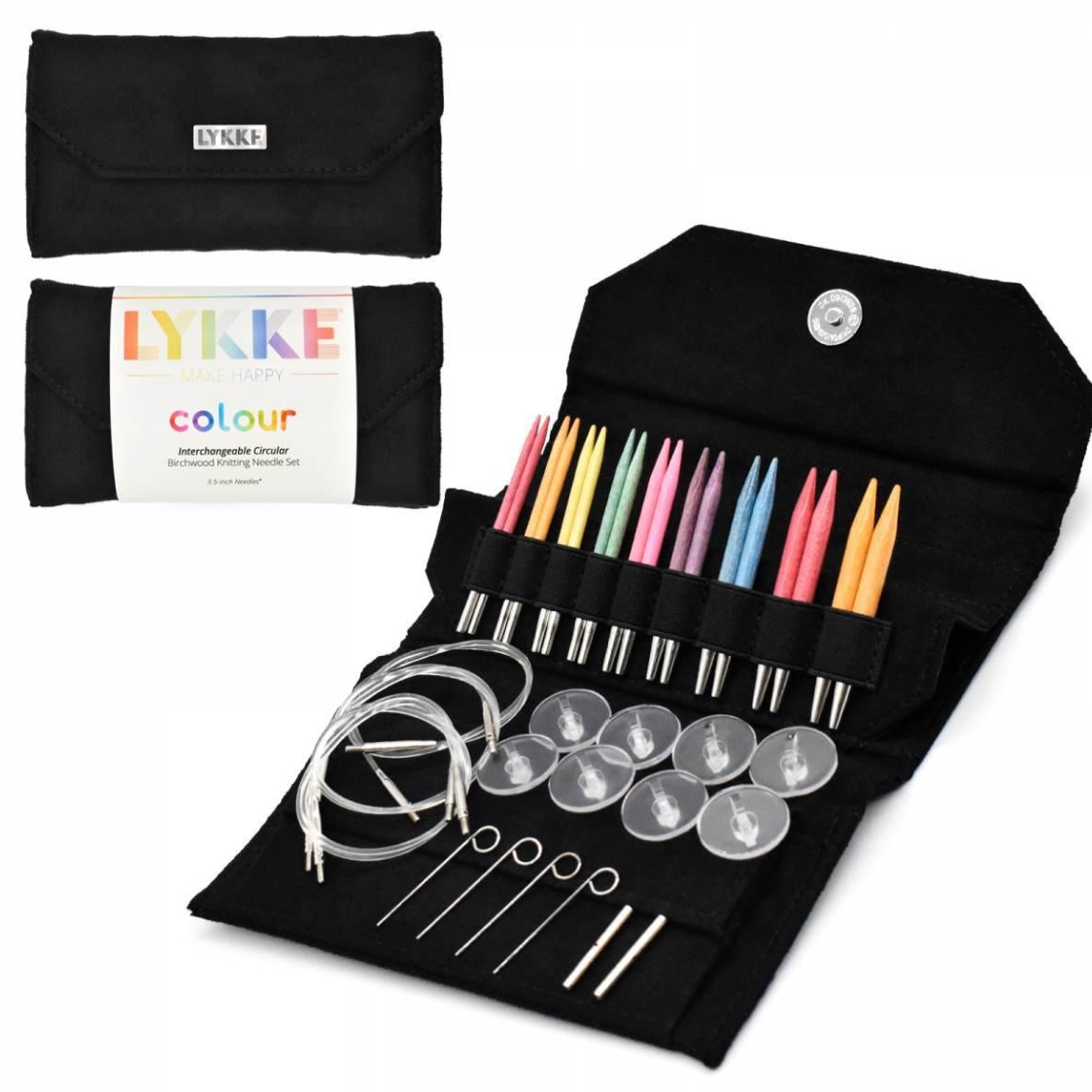 Lykke- interchangeable Circular (3.5 inch needle) (9 needles/ US3-10 1/2)