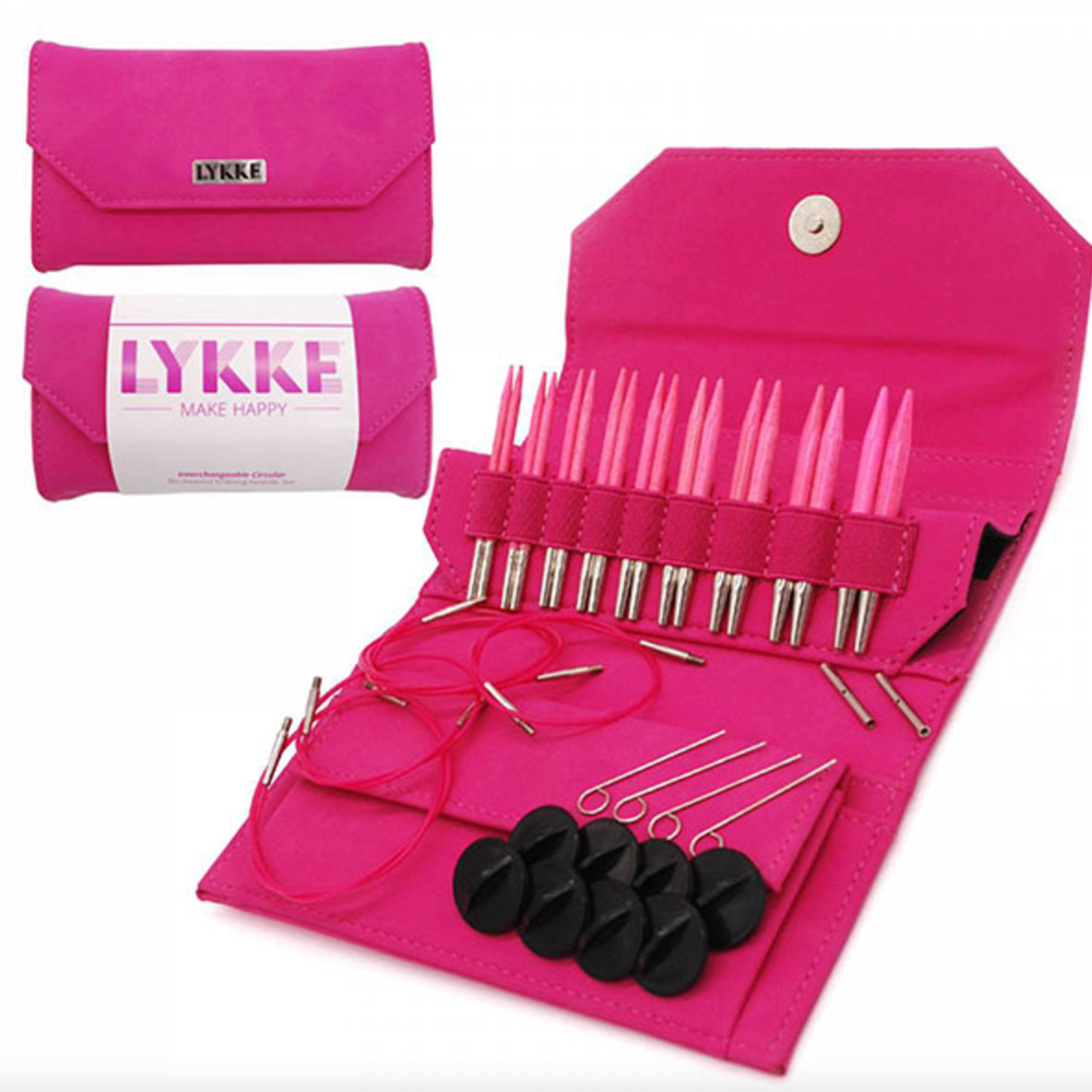 Lykke- interchangeable Circular (3.5 inch needle) (9 needles/ US3-10 1/2)