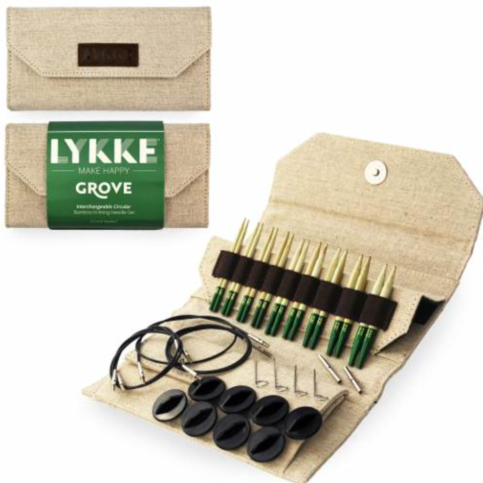 Lykke- interchangeable Circular (3.5 inch needle) (9 needles/ US3-10 1/2)