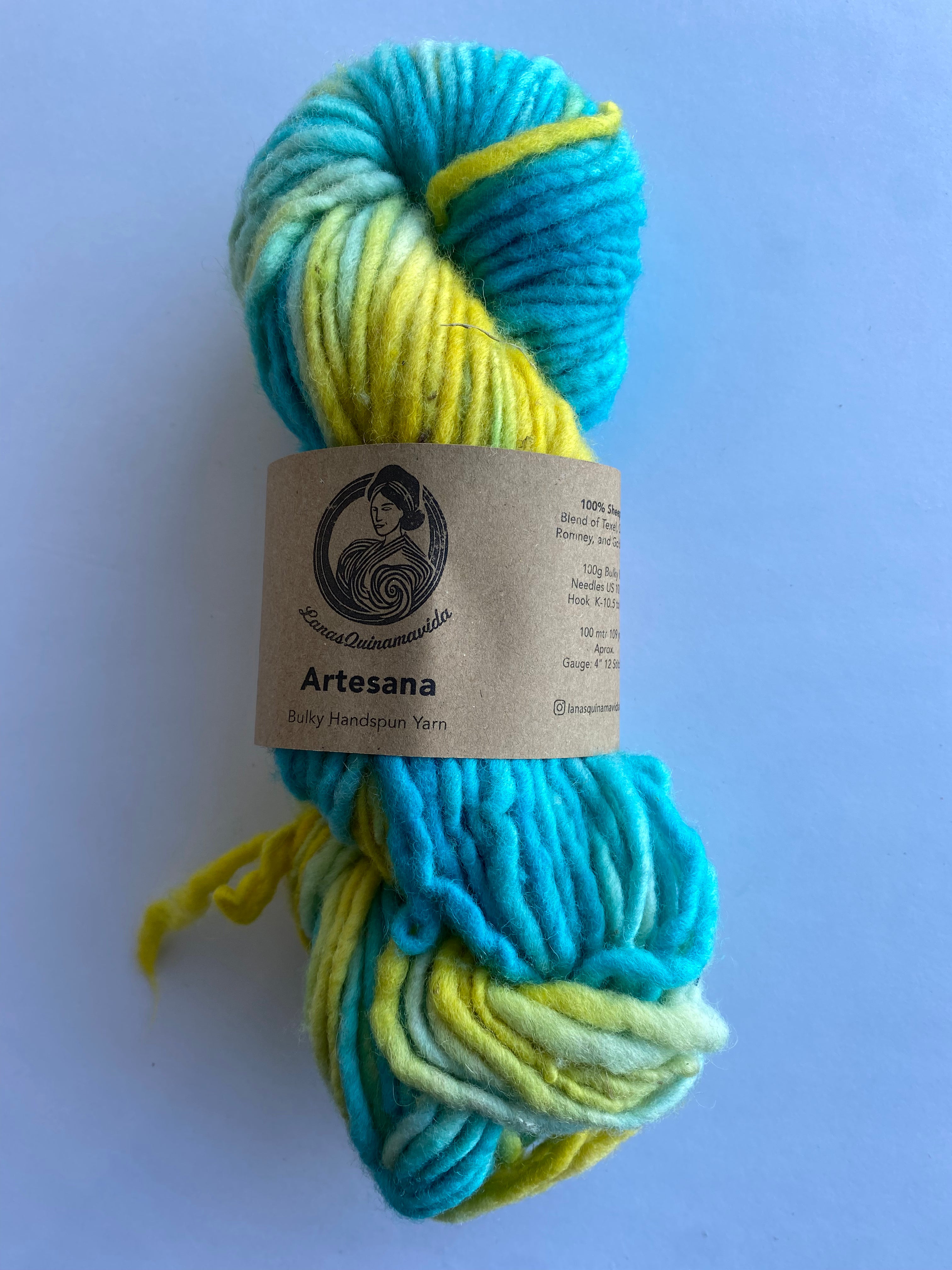 Artesana-LanasQuinamavida - Chunky Hand Spun Yarn