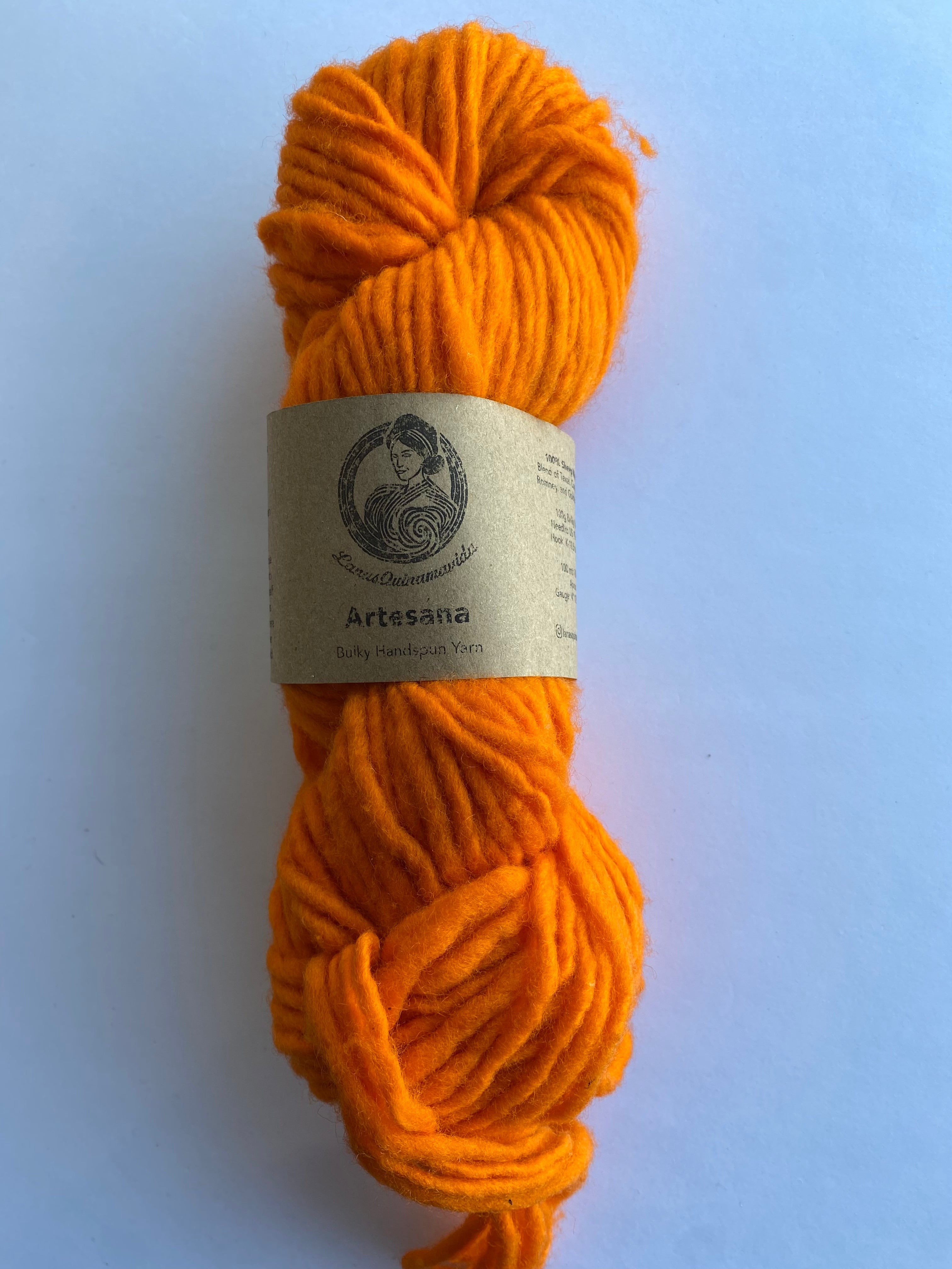 Artesana-LanasQuinamavida - Chunky Hand Spun Yarn