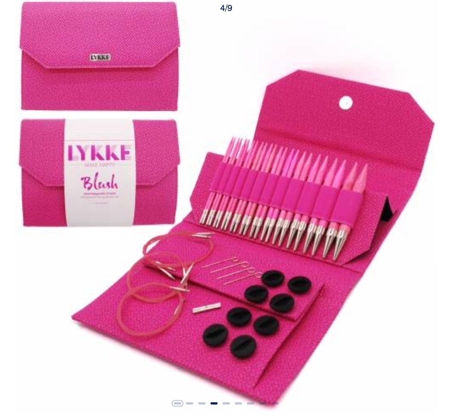 Lykke- Interchangeable Circular (5 inch needle) (12 needles)