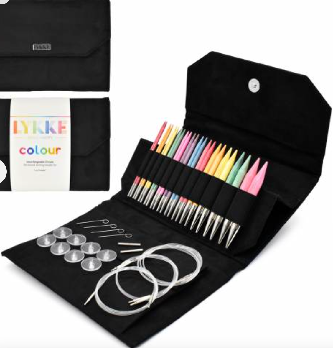 Lykke- Interchangeable Circular (5 inch needle) (12 needles)