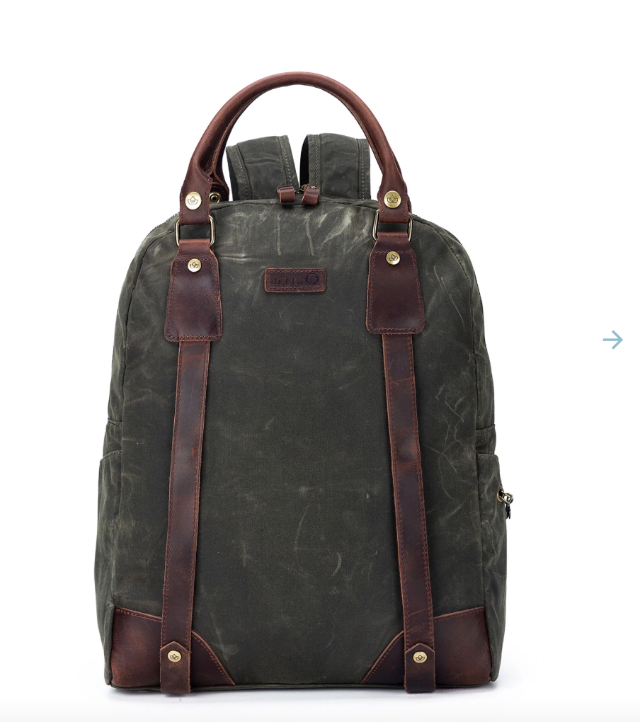 Della Q - Maker's Canvas Backpack