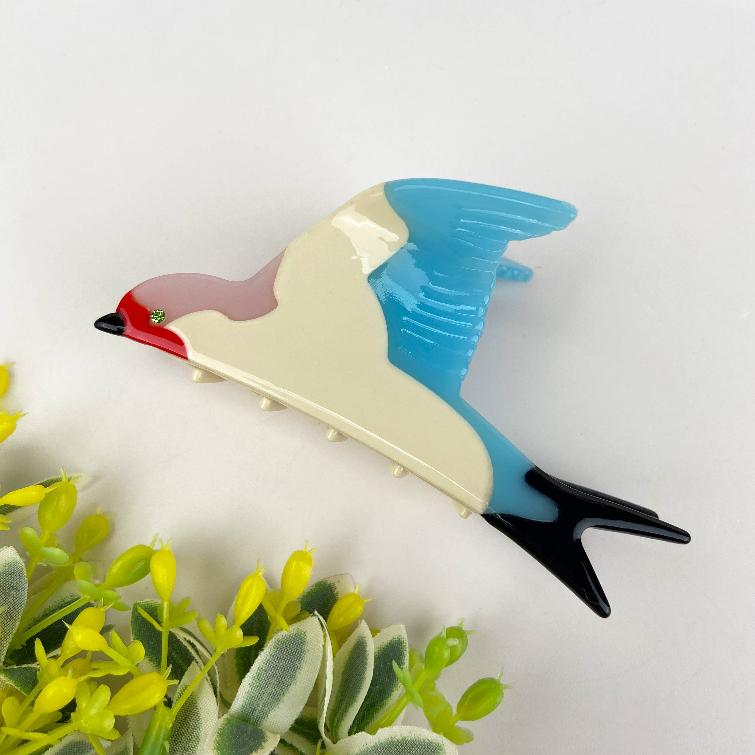 Acetate Swallow Hair Claw Clip Animal Bird